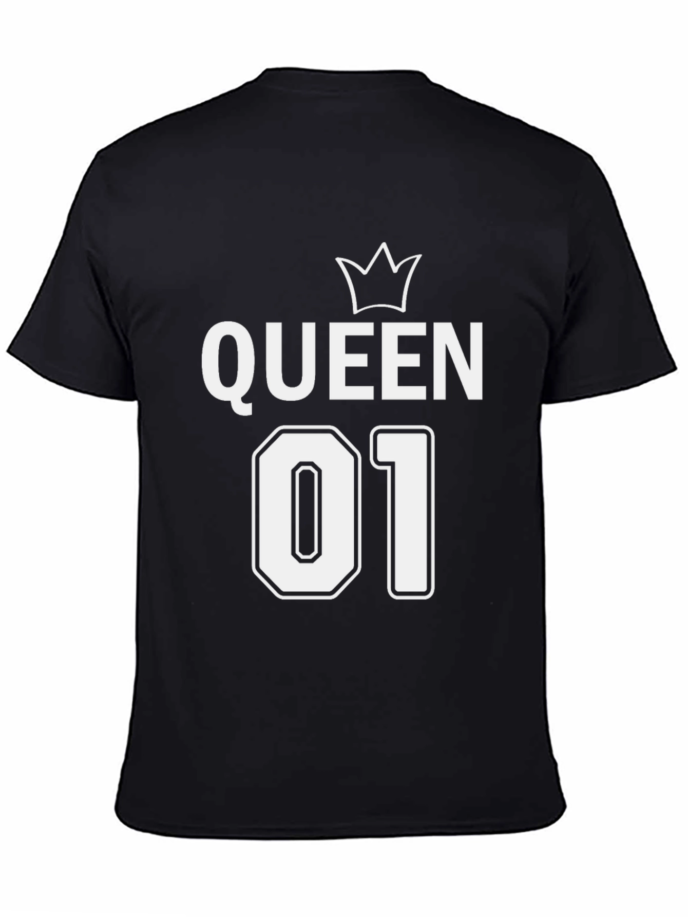 Queen 01 Black Graphic T-Shirt