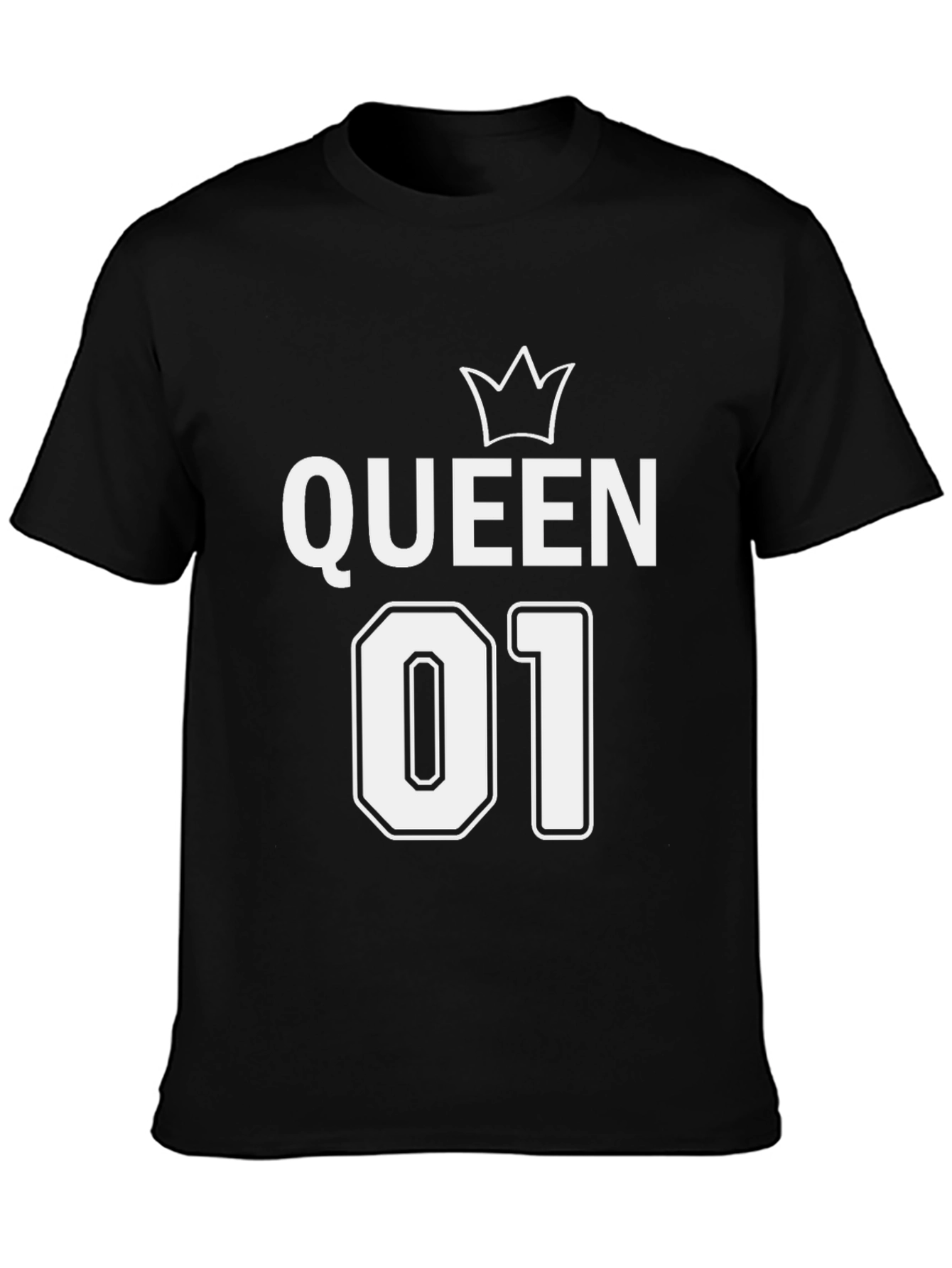 Queen 01 Black Graphic T-Shirt