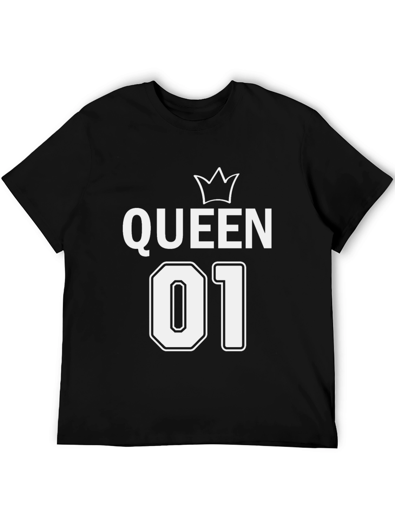 Queen 01 Black Graphic T-Shirt