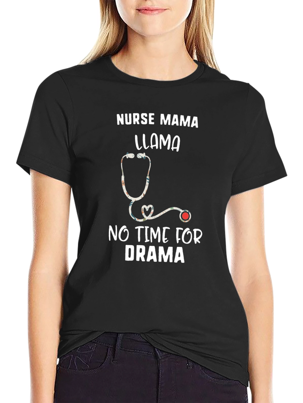 Nurse Mama Llama Graphic Tee