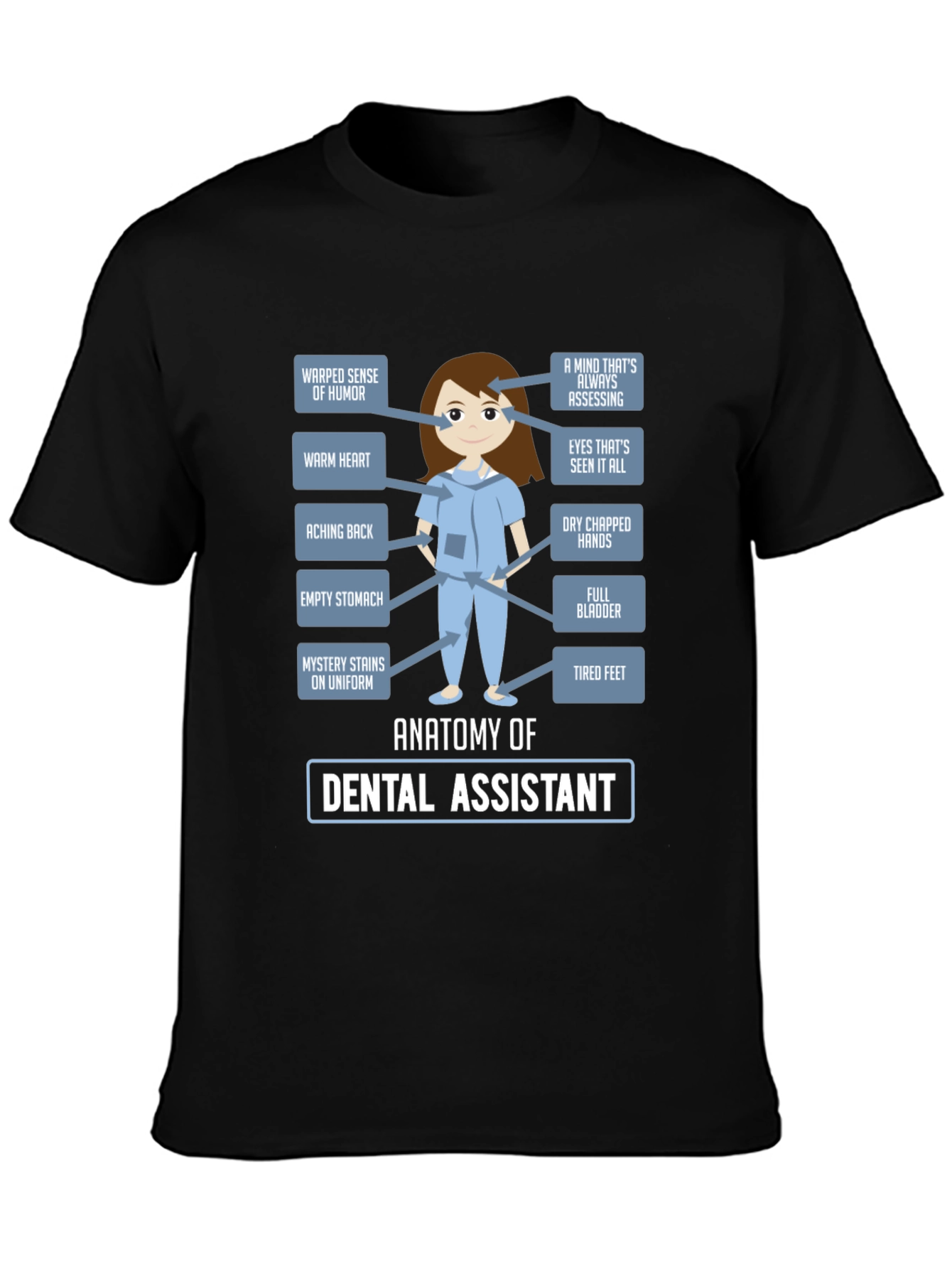 Anatomy of a Dental Assistant T-Shirt