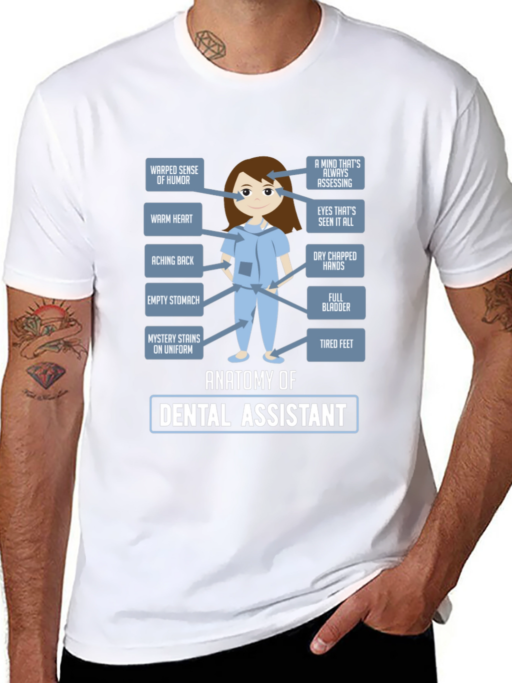 Anatomy of a Dental Assistant T-Shirt