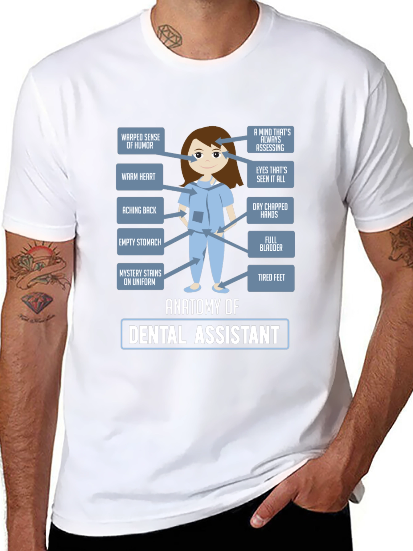 Anatomy of a Dental Assistant T-Shirt