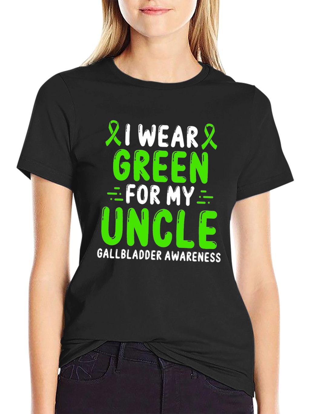 Green Gallbladder Awareness T-Shirt
