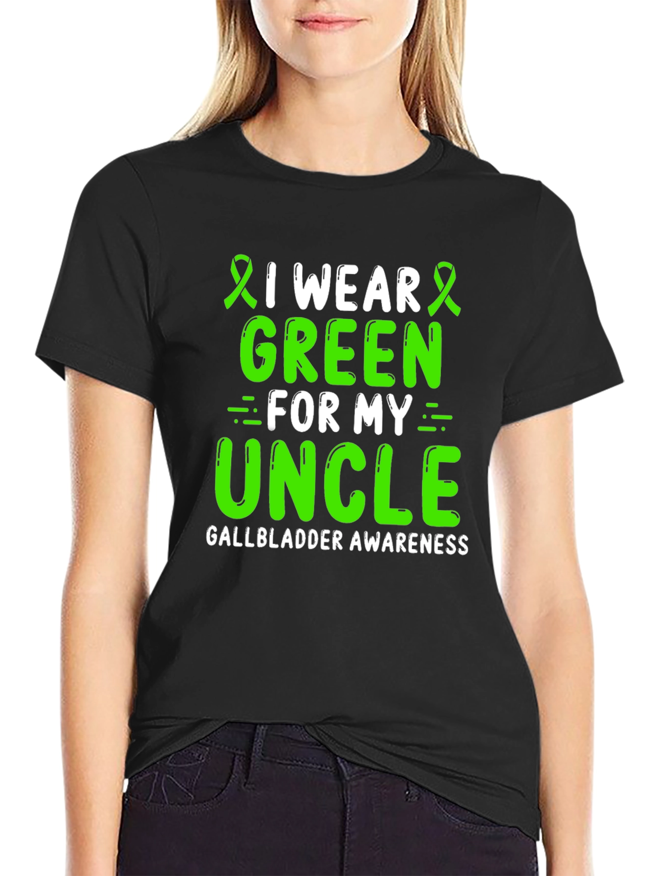 Green Gallbladder Awareness T-Shirt