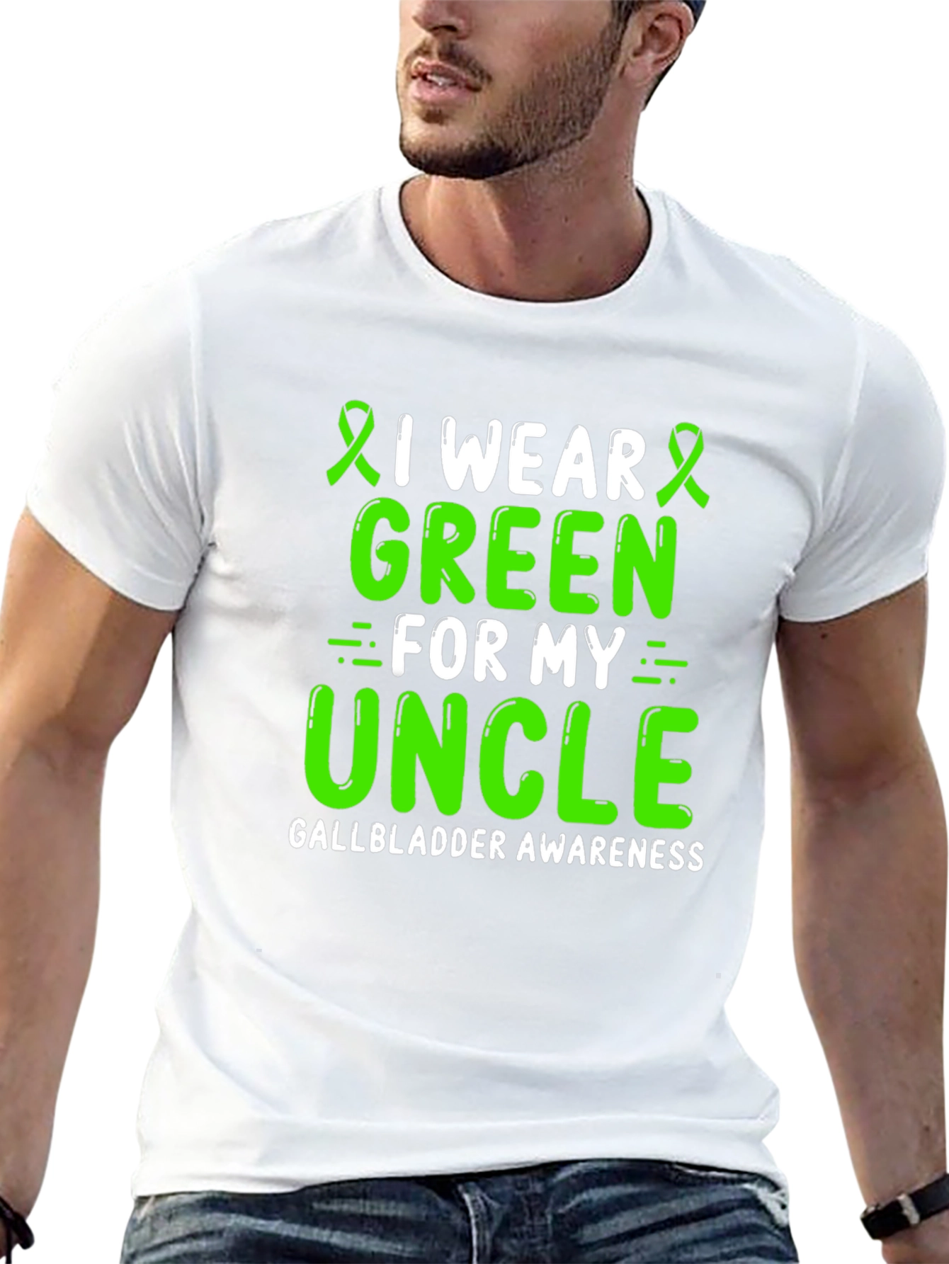 Green Gallbladder Awareness T-Shirt