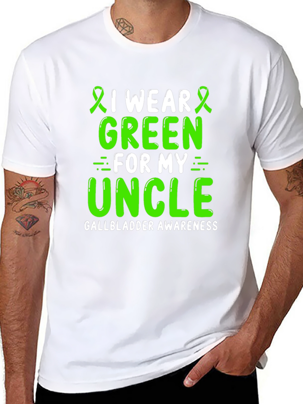 Green Gallbladder Awareness T-Shirt