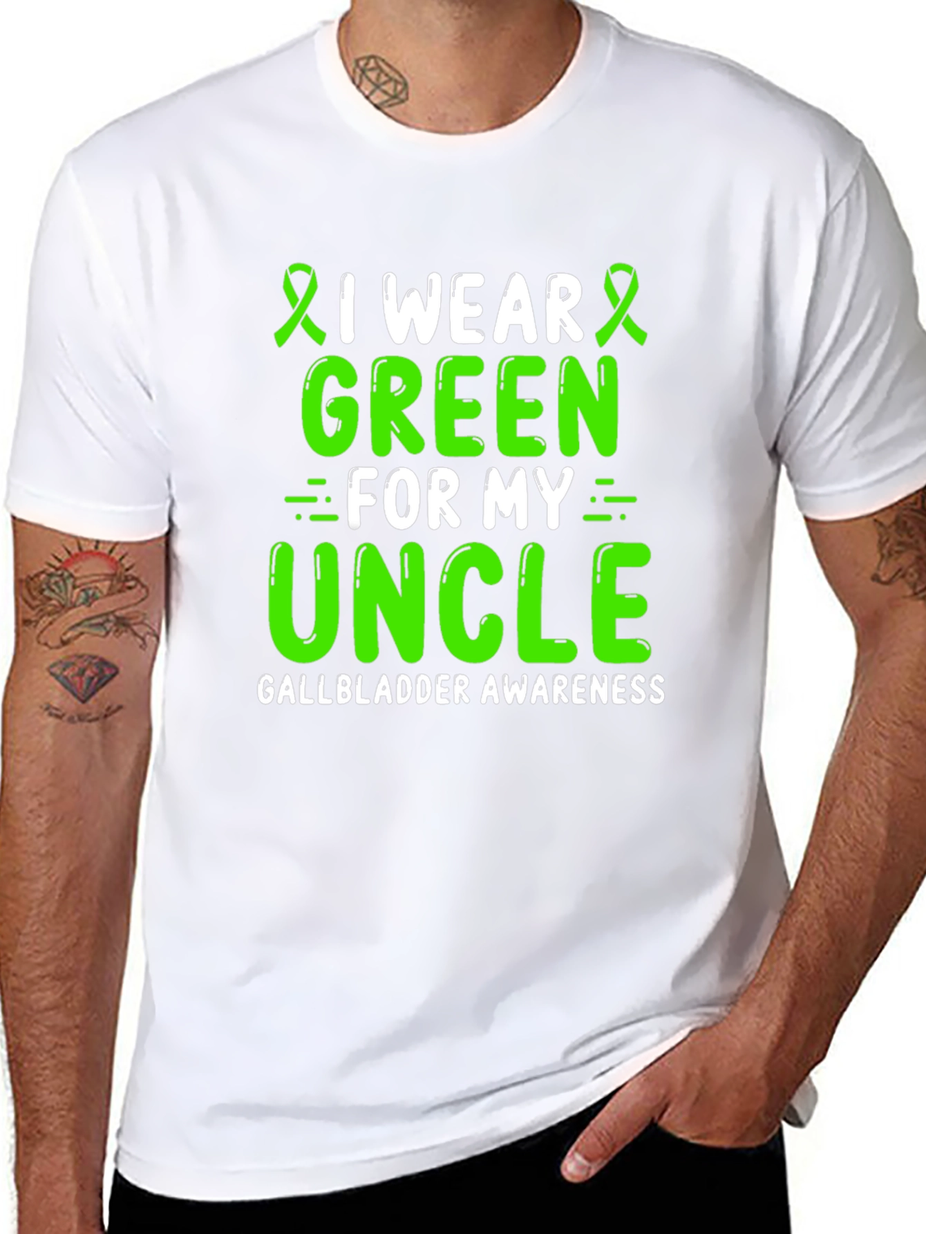 Green Gallbladder Awareness T-Shirt