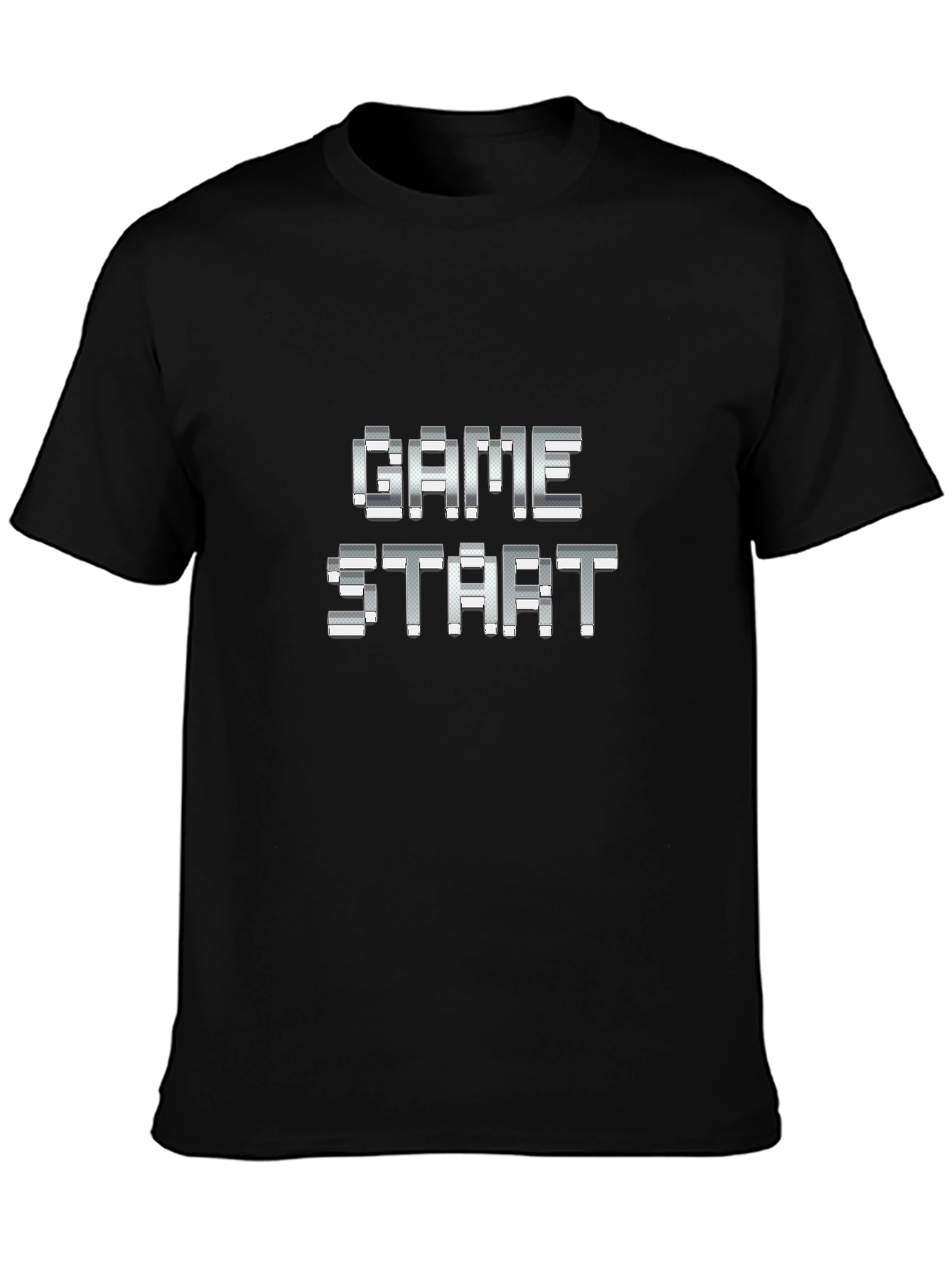 Game Start Pixel Graphic Tee - Retro Gamer T-Shirt