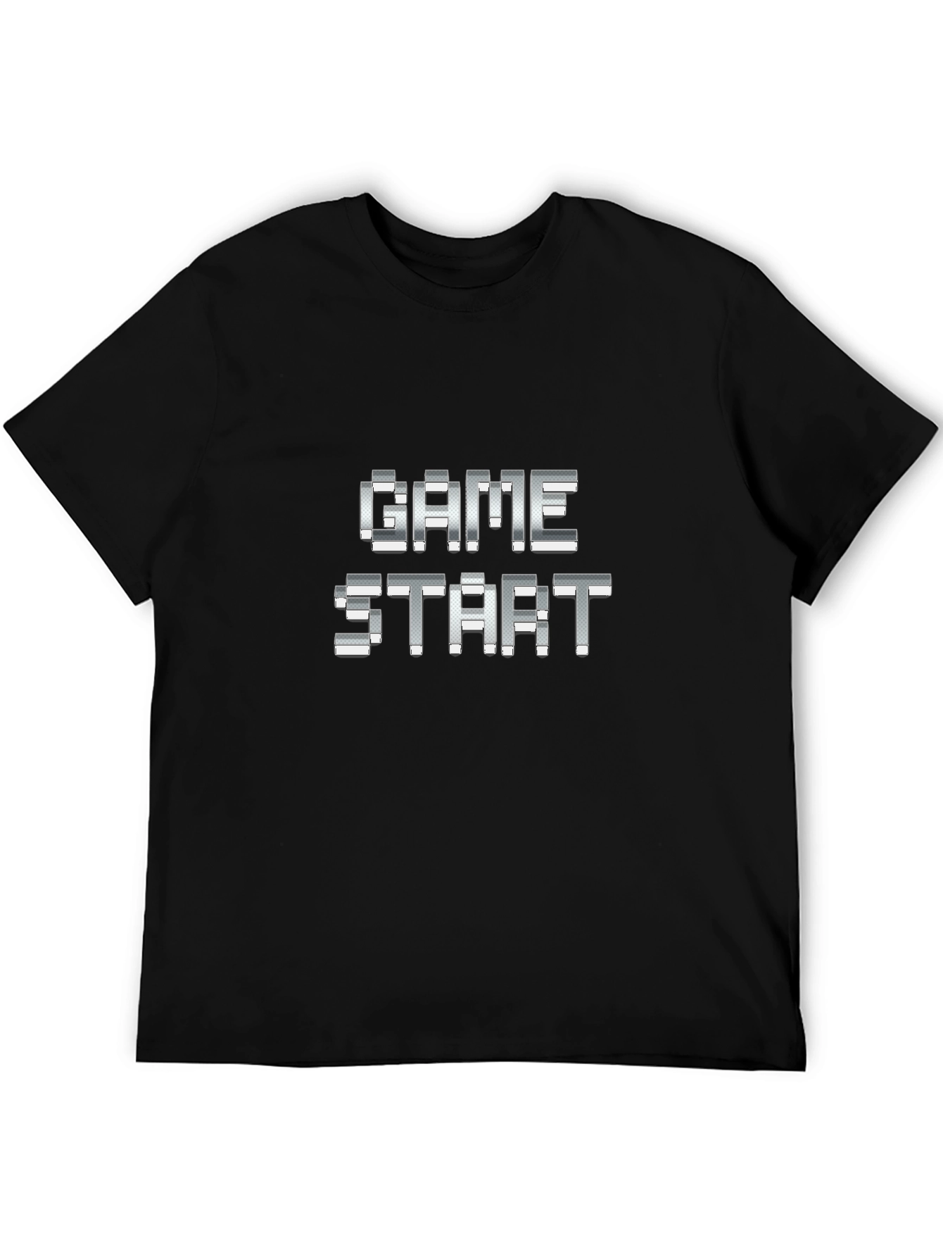 Game Start Pixel Graphic Tee - Retro Gamer T-Shirt