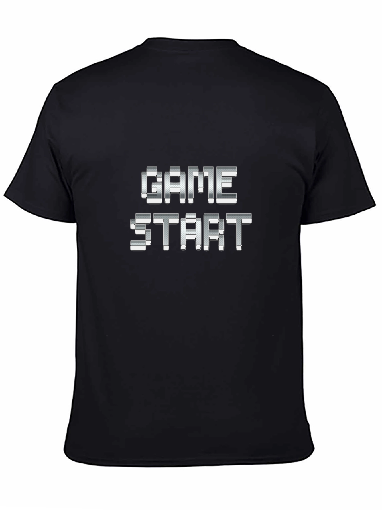 Game Start Pixel Graphic Tee - Retro Gamer T-Shirt