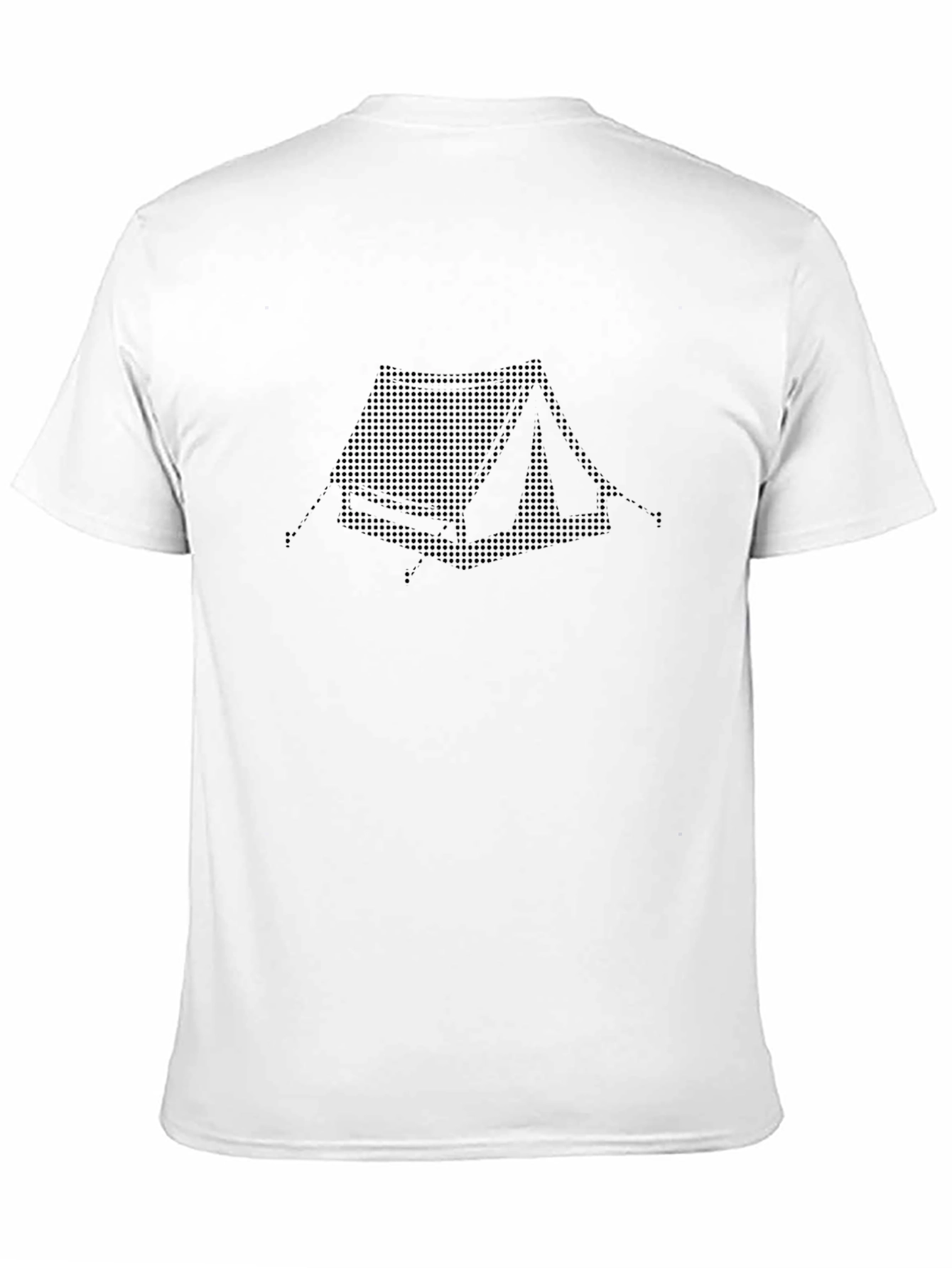 Black Tent Graphic Tee - Outdoor Adventure Style