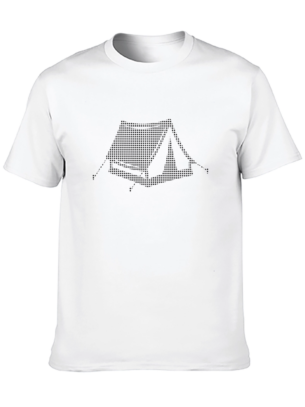 Black Tent Graphic Tee - Outdoor Adventure Style