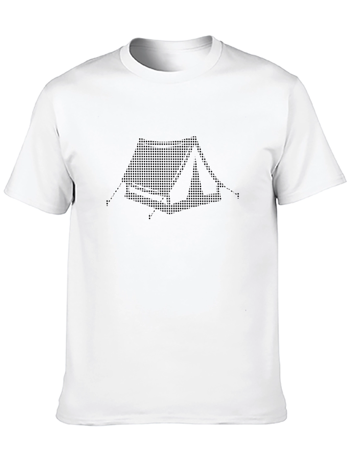 Black Tent Graphic Tee - Outdoor Adventure Style