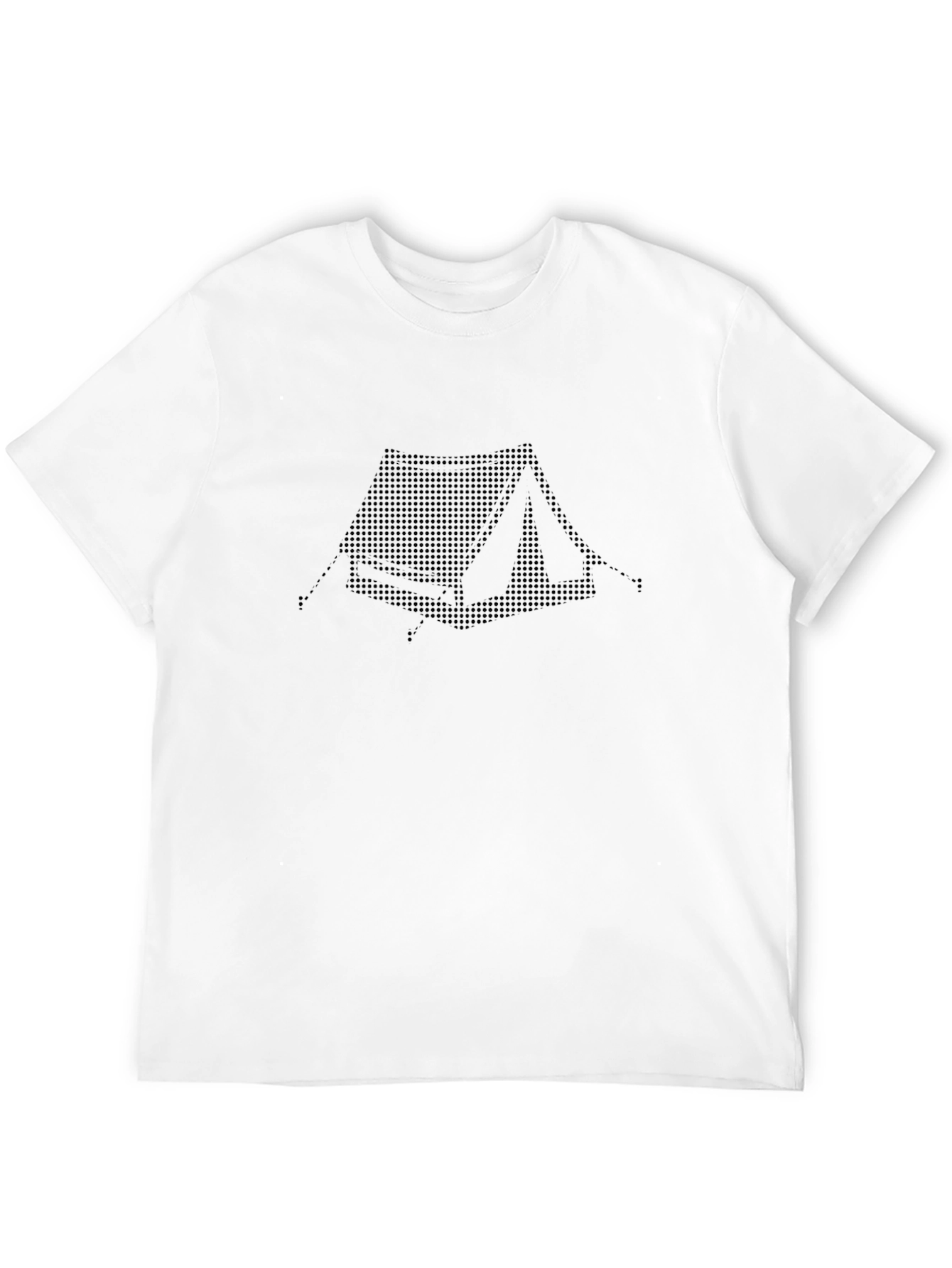 Black Tent Graphic Tee - Outdoor Adventure Style