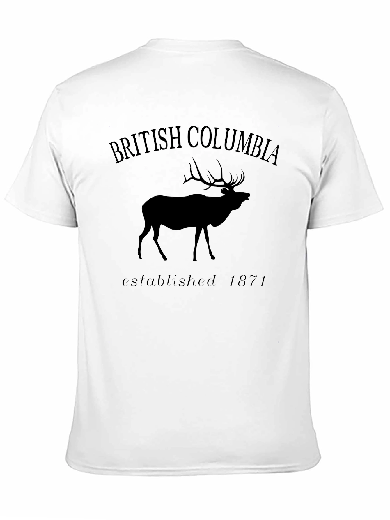 British Columbia Elk Silhouette T-Shirt