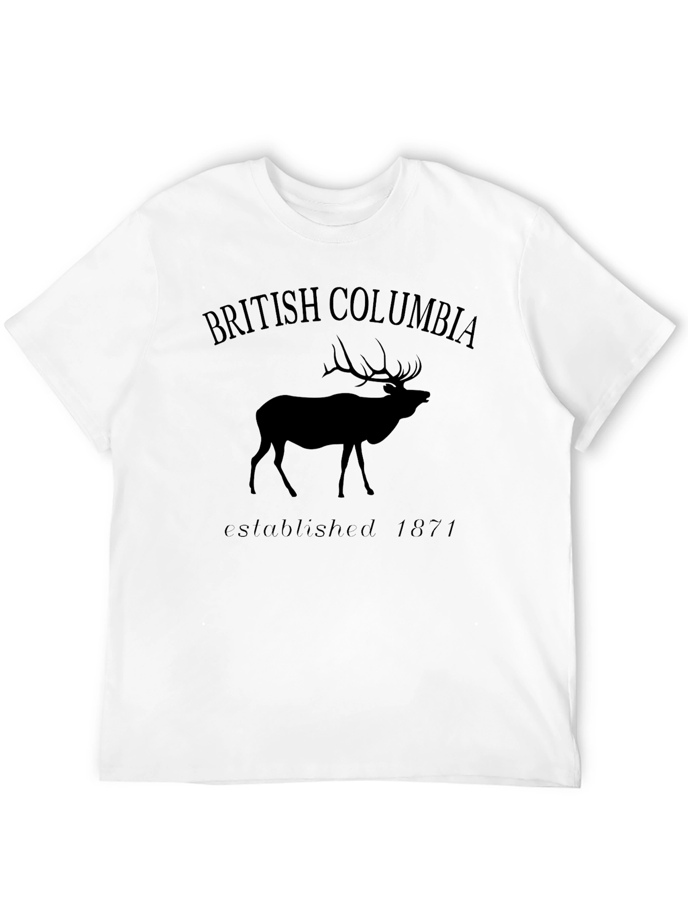 British Columbia Elk Silhouette T-Shirt