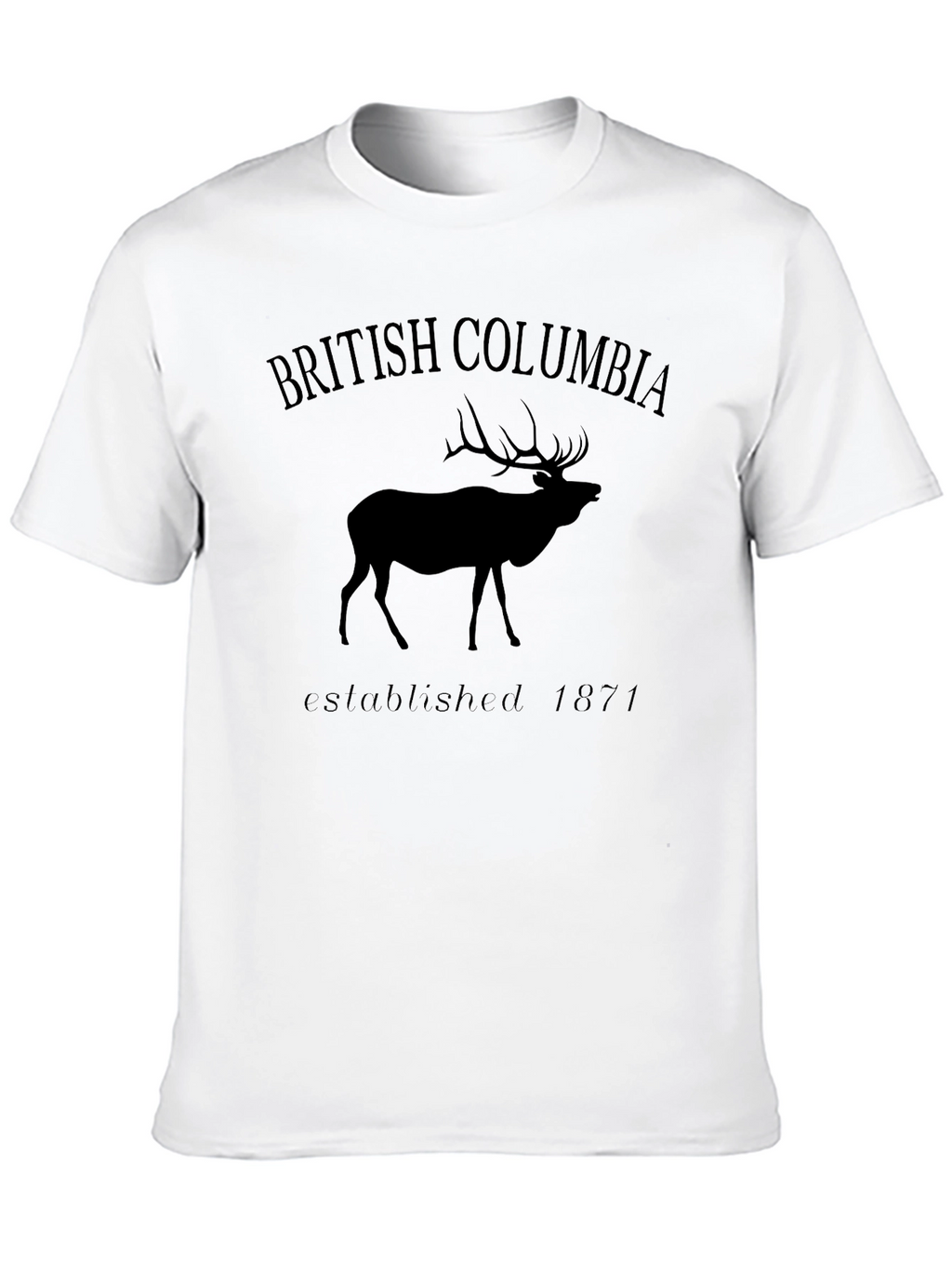 British Columbia Elk Silhouette T-Shirt