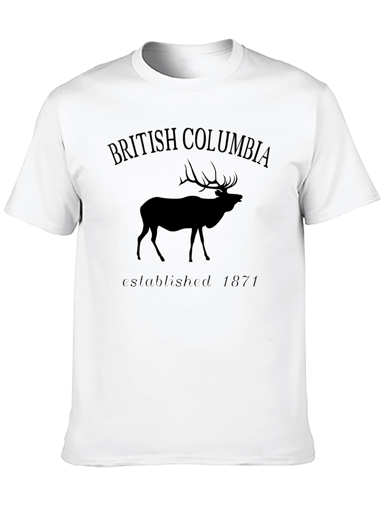 British Columbia Elk Silhouette T-Shirt