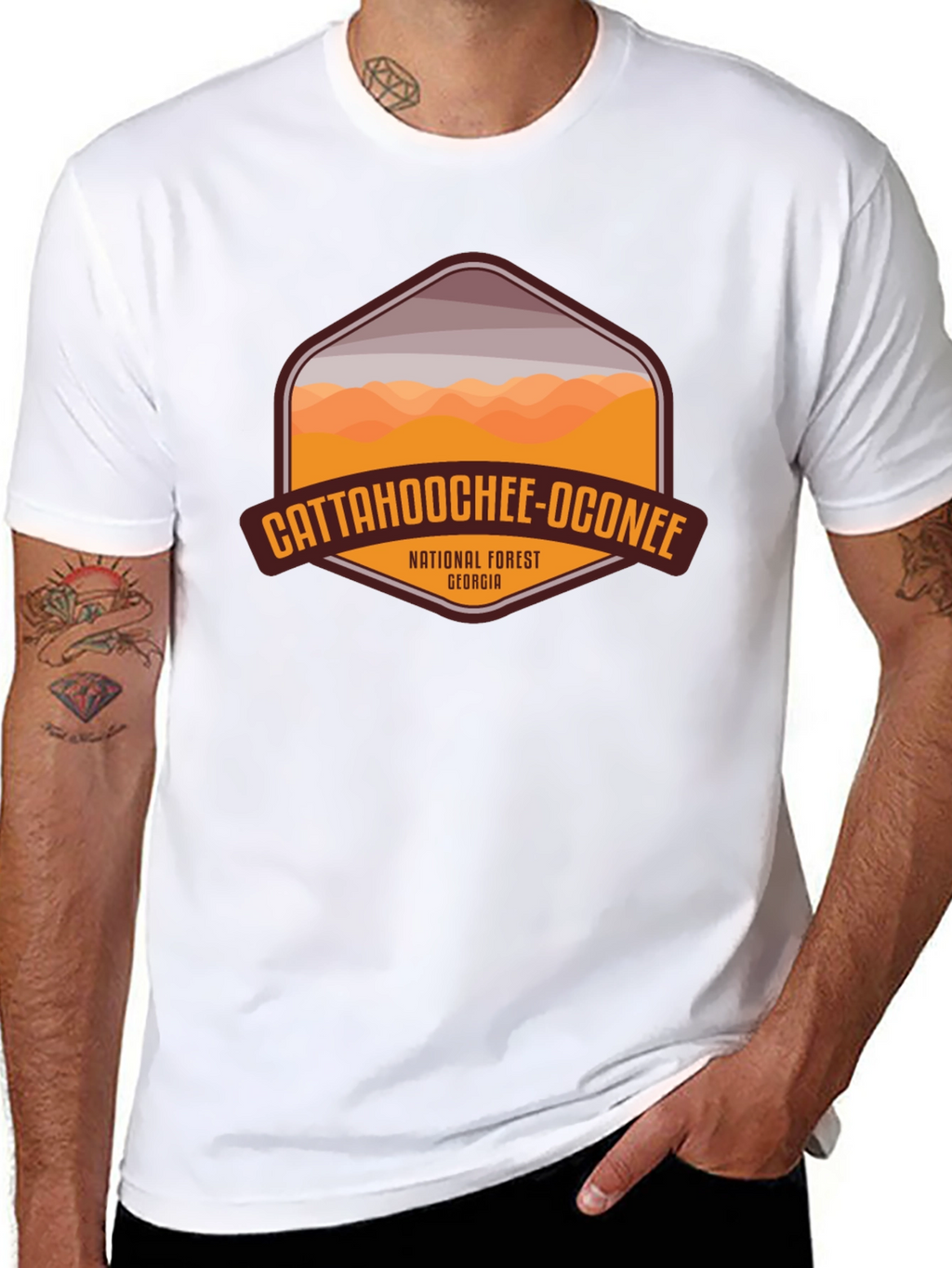 Catahoochee-Oconee National Forest Black Tee