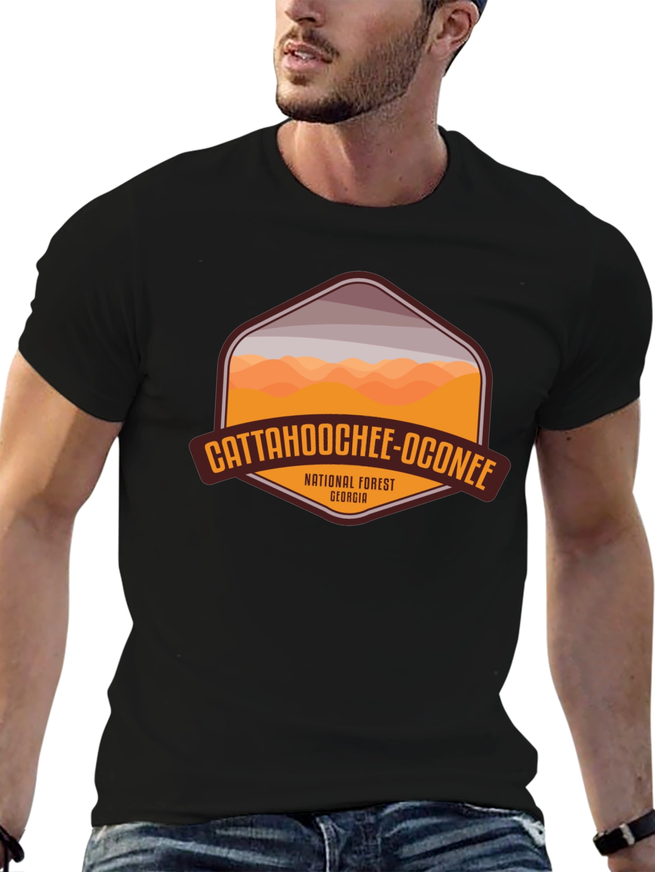 Catahoochee-Oconee National Forest Black Tee