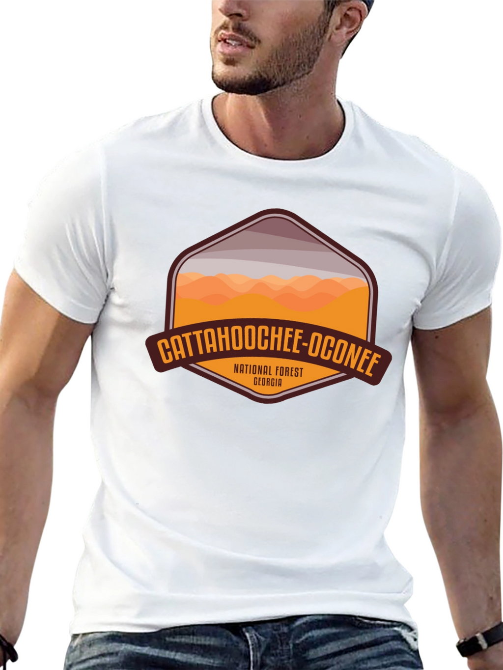 Catahoochee-Oconee National Forest Black Tee