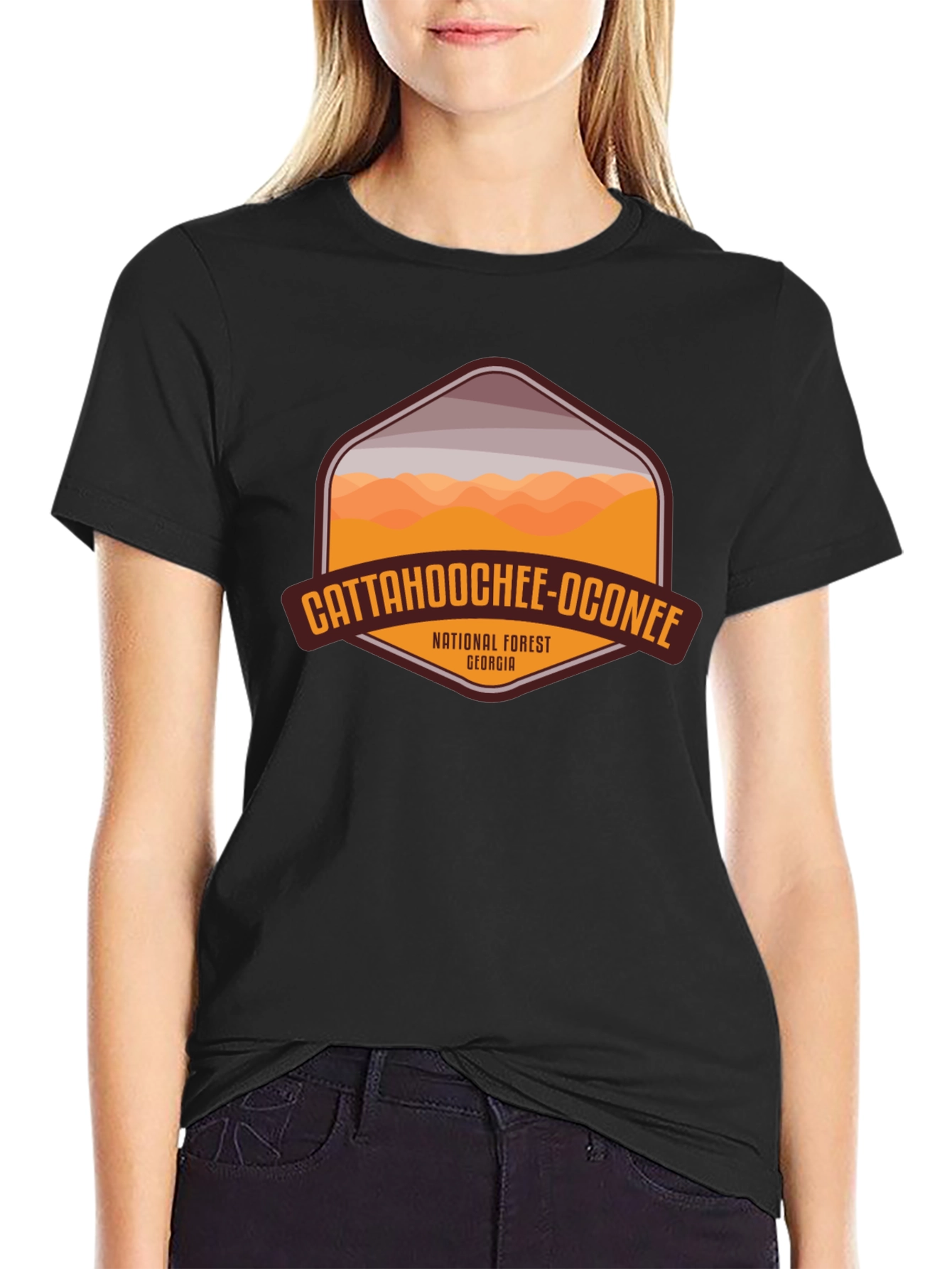 Catahoochee-Oconee National Forest Black Tee