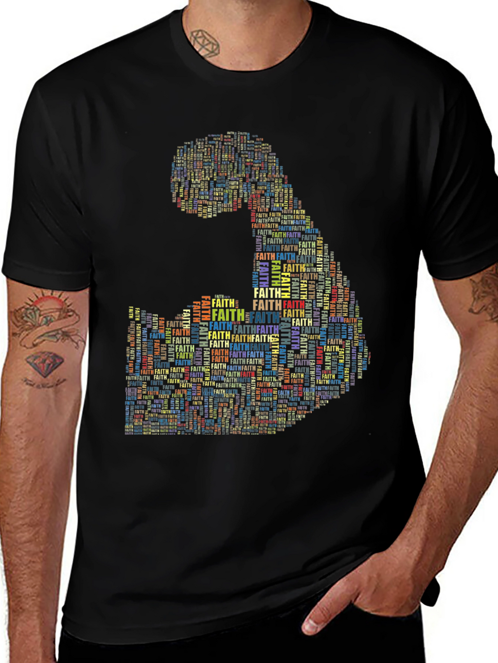 Faith Graphic Mens T-Shirt