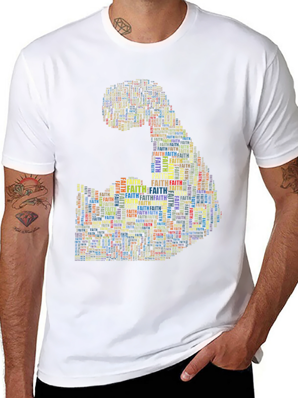 Faith Graphic Mens T-Shirt