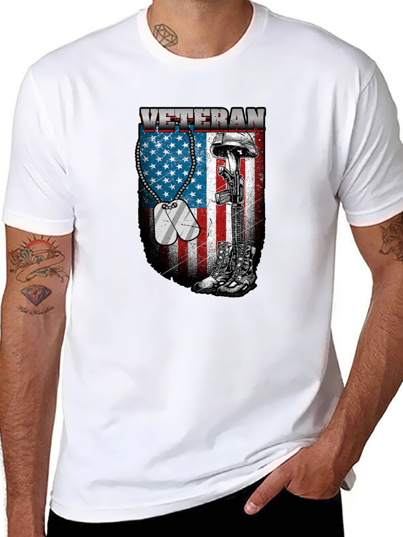 Veteran Tribute Graphic T-Shirt