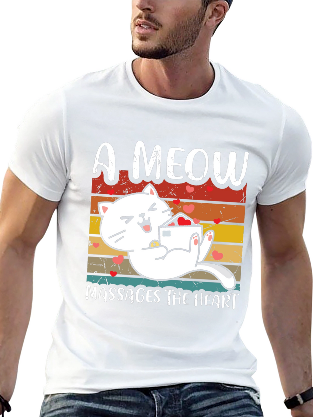 A Meow Massages the Heart T-Shirt