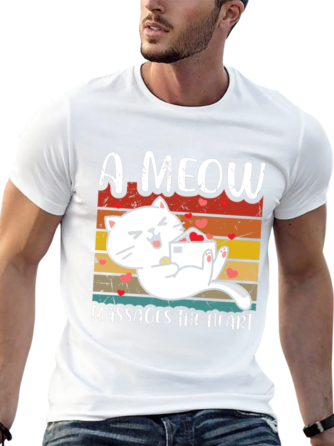 A Meow Massages the Heart T-Shirt