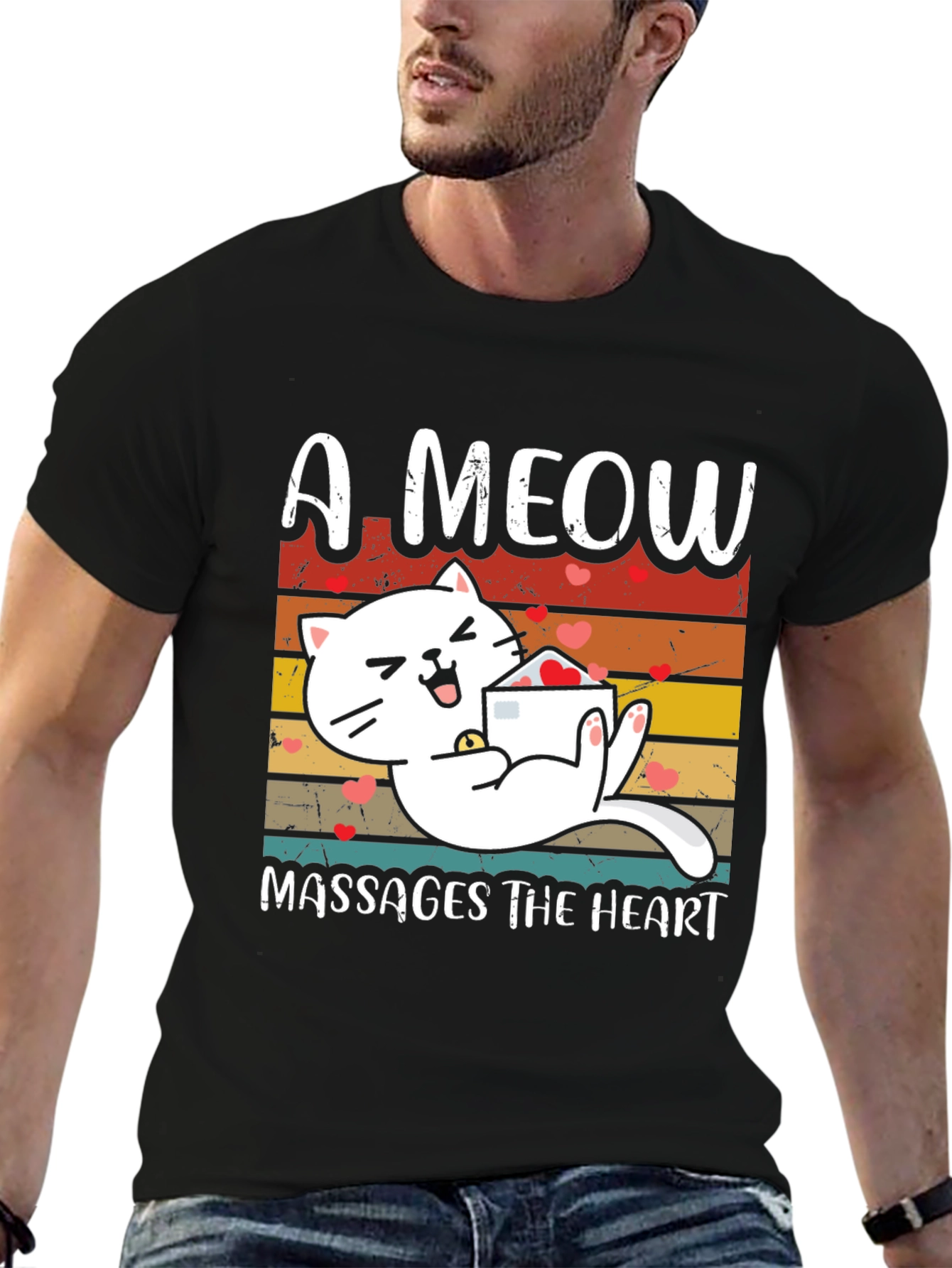A Meow Massages the Heart T-Shirt