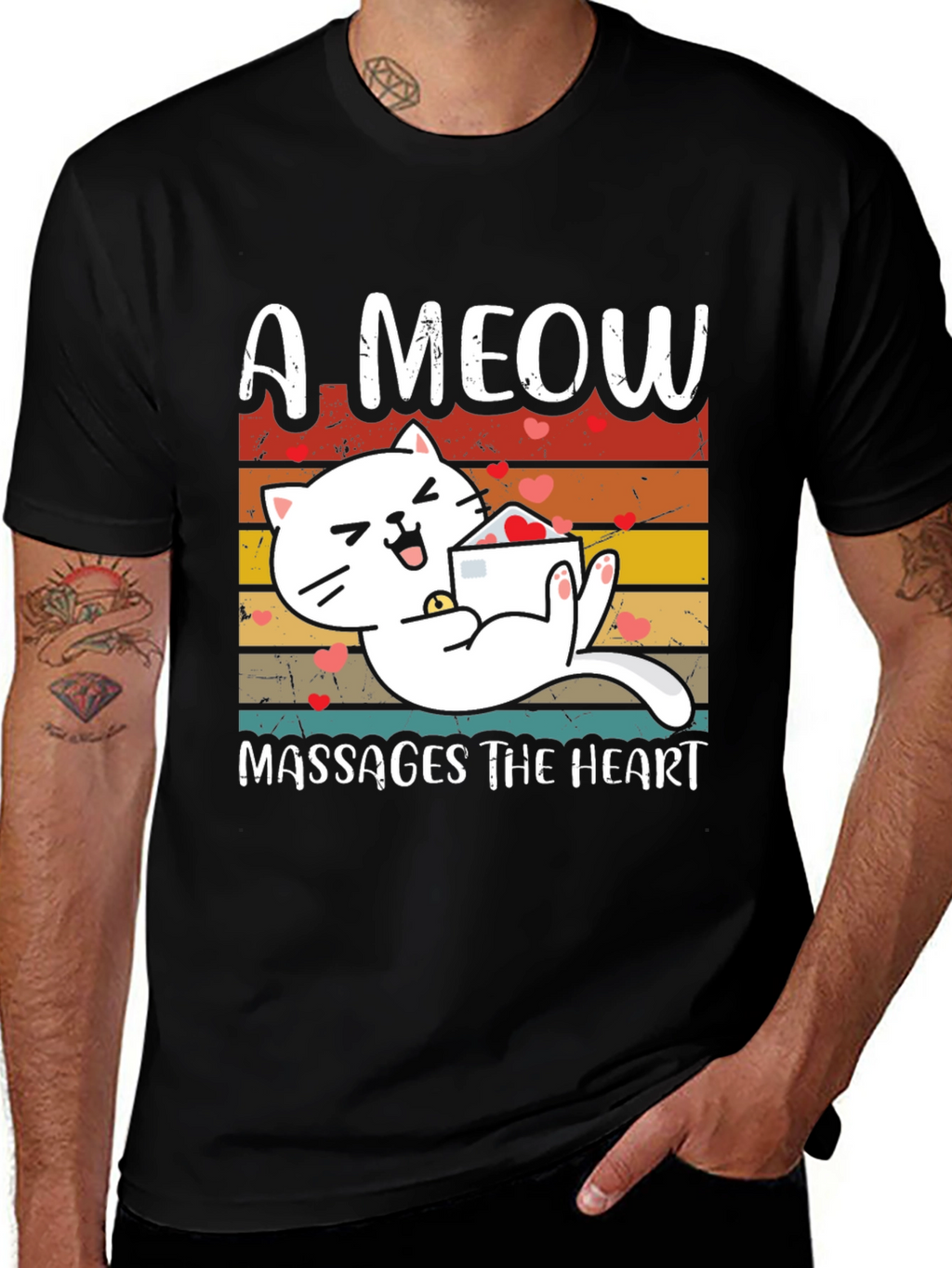 A Meow Massages the Heart T-Shirt