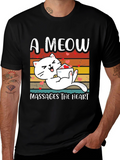 A Meow Massages the Heart T-Shirt