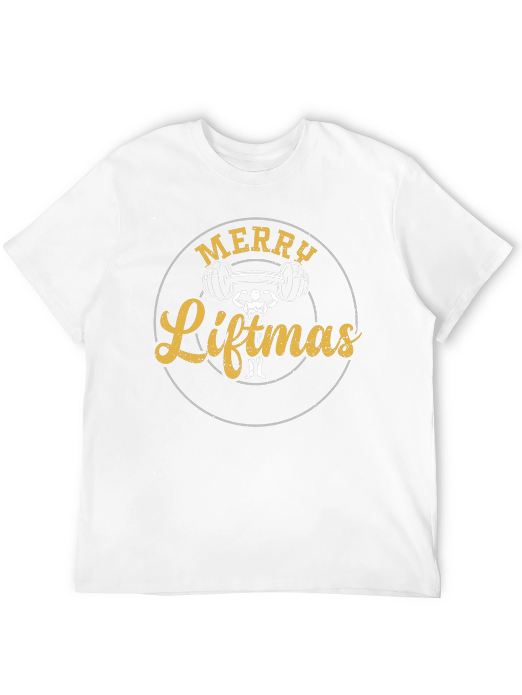 Merry Liftmas Black Graphic Tee