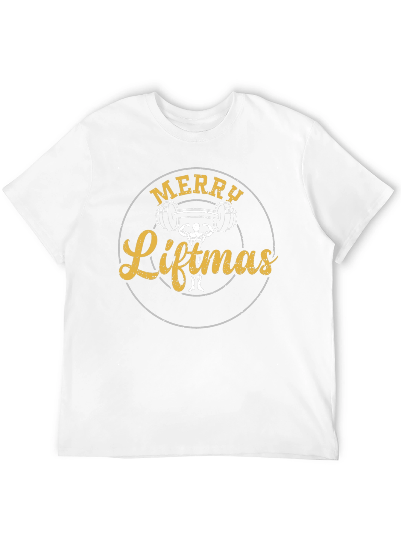 Merry Liftmas Black Graphic Tee