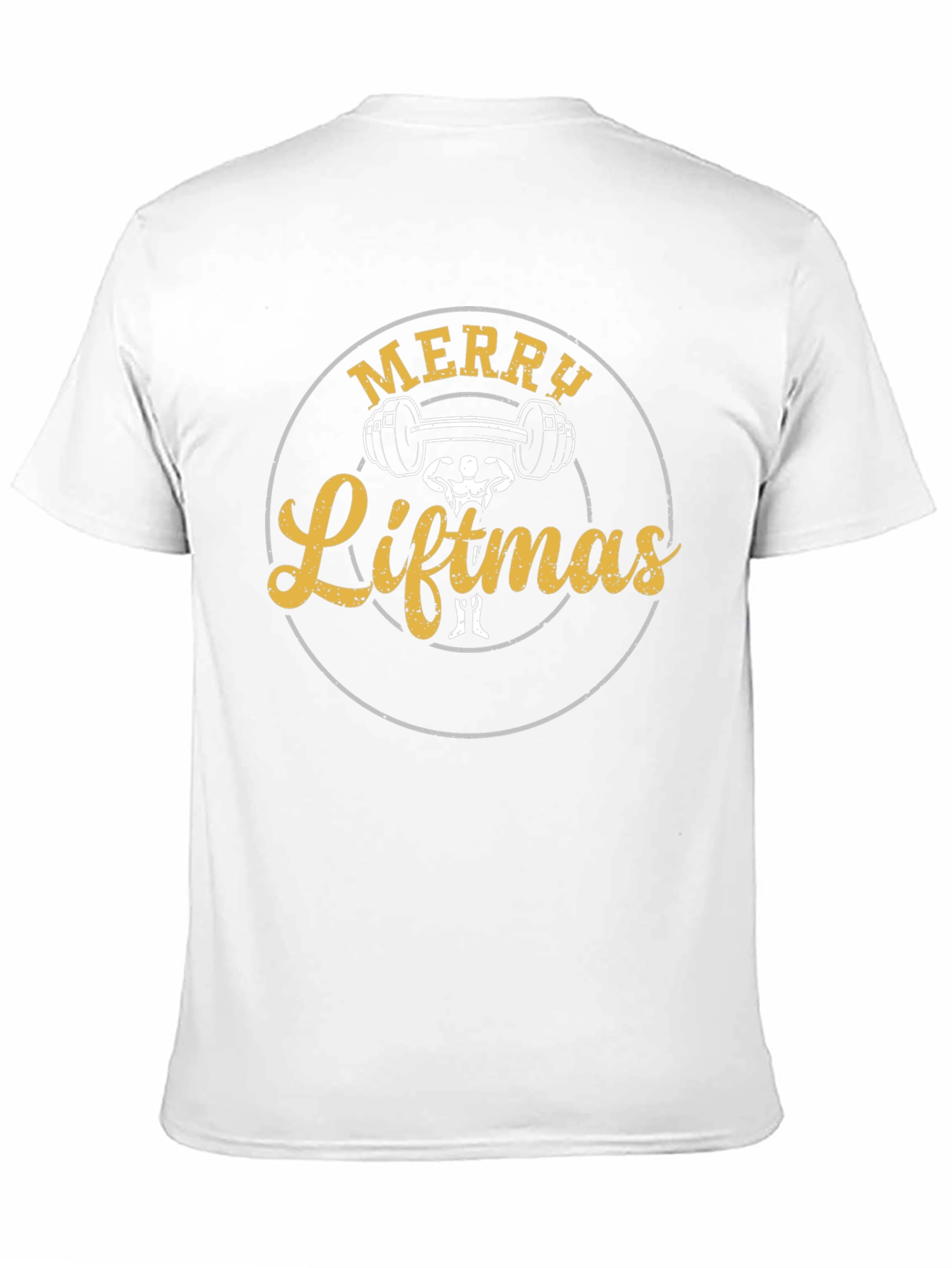 Merry Liftmas Black Graphic Tee