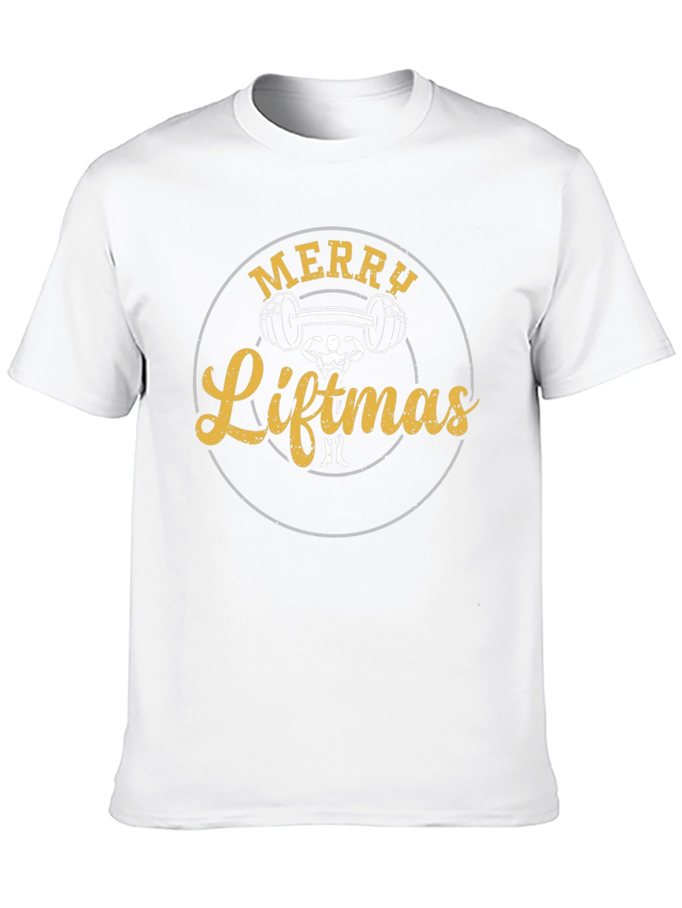 Merry Liftmas Black Graphic Tee