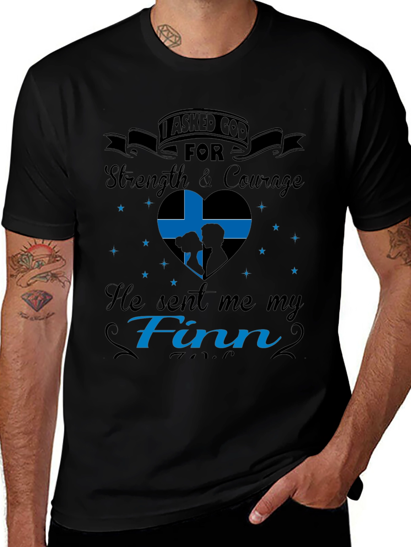Finn T-Shirt - Strength and Courage