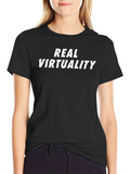 Real Virtuality Graphic T-Shirt - Black