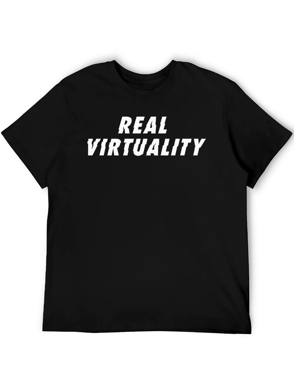 Real Virtuality Graphic T-Shirt - Black
