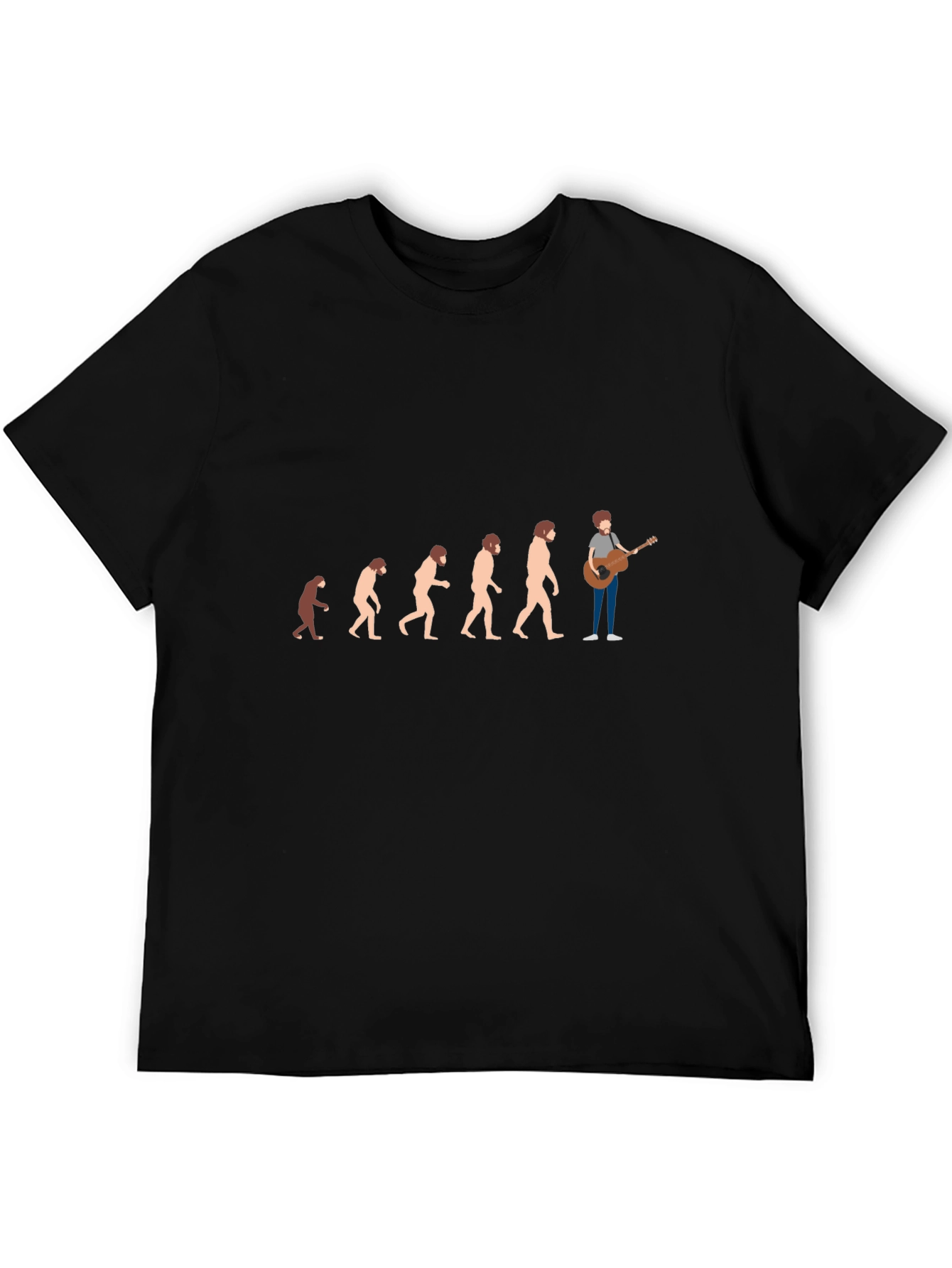 Evolution of Music Black T-Shirt