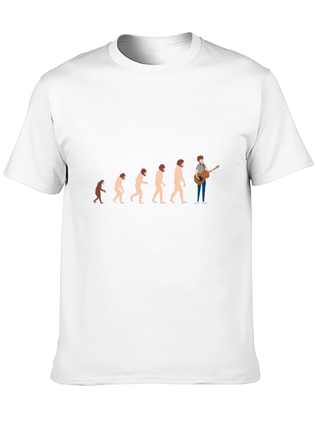 Evolution of Music Black T-Shirt