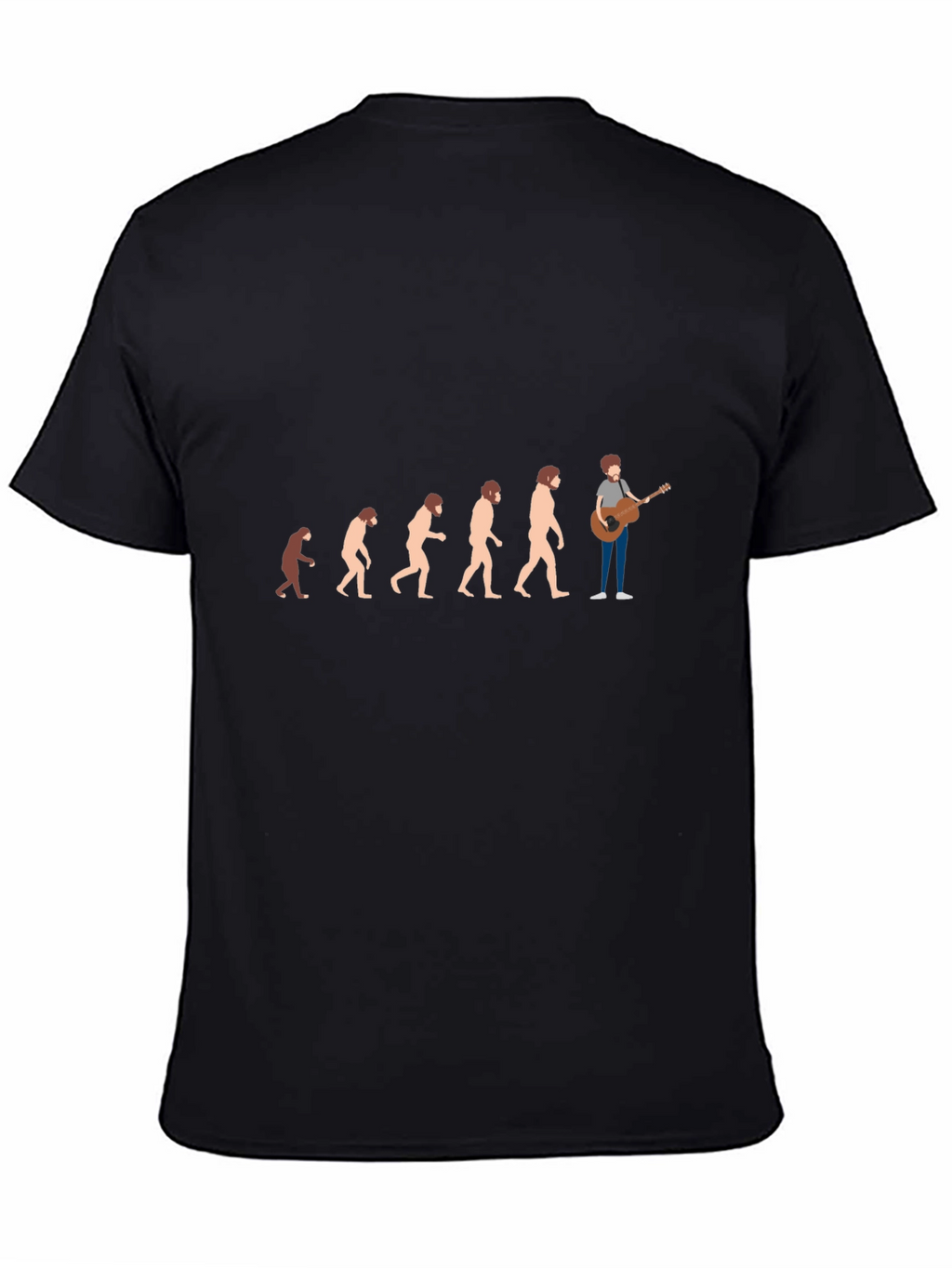 Evolution of Music Black T-Shirt