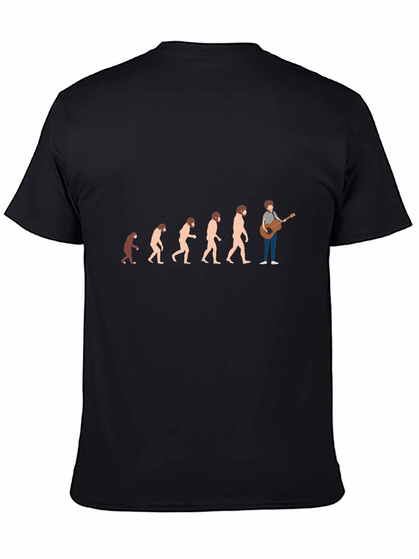 Evolution of Music Black T-Shirt