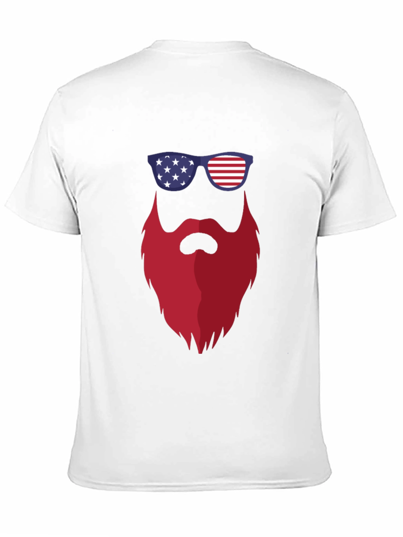 Patriotic Beard T-Shirt - USA Pride Tee