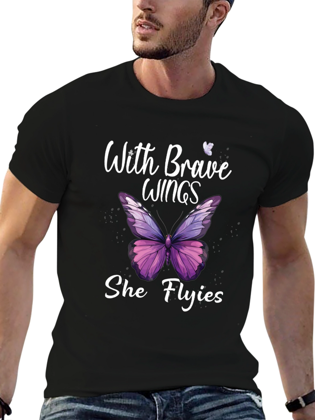 Brave Wings Butterfly Graphic Tee