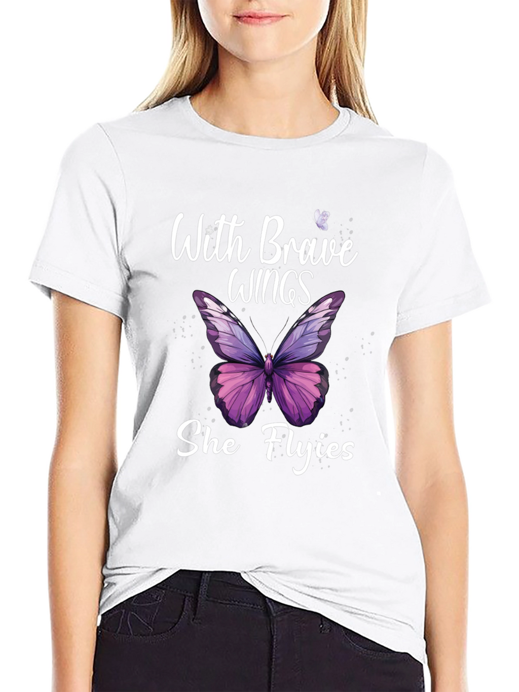 Brave Wings Butterfly Graphic Tee