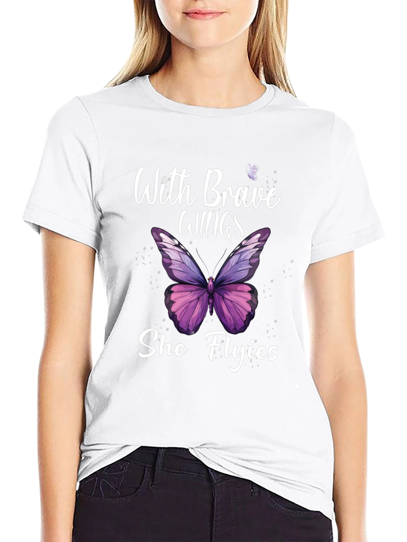 Brave Wings Butterfly Graphic Tee